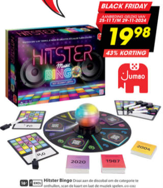 Hitster Bingo voor €19,98 bij Top1Toys