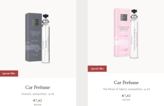 25% korting op de Car Collection van Rituals