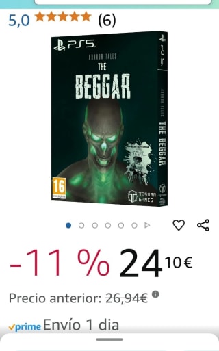 Horror Tale. The Beggar PS5 por 23,96€.