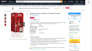 Calendario de Navidad Beefeater 24 regalos por 49,89€