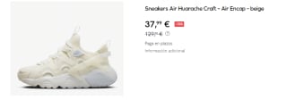 Zapatillas de Mujer Nike Air Huarache Craft por 37.99€