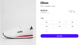 Zapatillas de Hombre Ellesse ISOLA por 27€