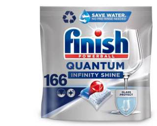 Finish Powerball Quantum Infinity Shine 166 pastillas para lavavajillas por 25,86€ (Nuevos usuarios por 15,52€)