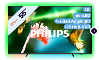 Philips - LED 4K UHD MiniLED Android-TV 55" voor €899 bij Ibood