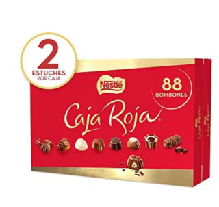2 Cajas Nestlé Caja Roja Bombones de Chocolate 800g por solo 19,50€