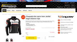 Ixon Chaqueta de cuero Jackal por 240€