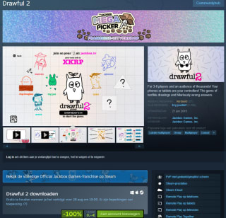 Gratis PC game Drawful 2 via Steam