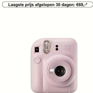 instax Fujifilm mini 12 instant mini camera voor €65,29 bij de MediaMarkt