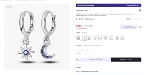 Pendientes de plata de ley 925 laza por tan sólo 3€