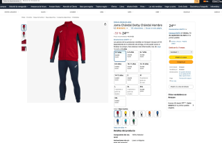 Chándal Joma Derby Hombre por solo 24,86€