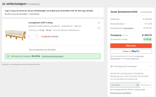 25% korting op alle BUTLERS-producten bij Home24