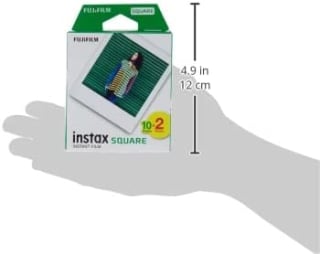 Fujifilm Instax Square Film - Wit kader - 2 x 10 stuks voor €9 bij Amazon