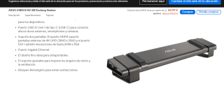 ASUS USB3.0 HZ-3B Docking Station por 50.99€