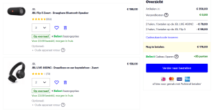 2e gratis op audio van JBL bij Bol