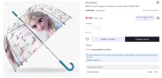 Recopilación paraguas infantiles por 4,75€