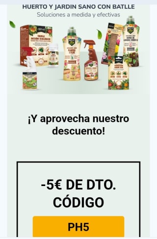 -5€ de Descuento en Planeta Huerto.