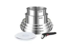 Set 8 pièces Tefal Poêles et Casseroles avec 2 couvercles à 79,99€