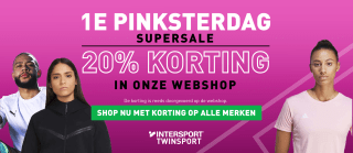 20% korting op alles bij Intersport Twinsport