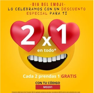 2x1 en Magic Outlet camisetas por 0,50€