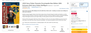 LEGO Harry Potter Character Encyclopedia New Edition met exclusieve minifiguur voor €6,99 bij Amazon