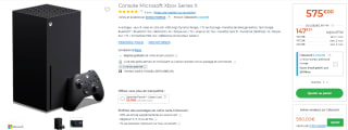 Console Microsoft Xbox Series X à 575€