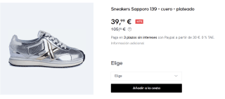 Zapatillas Casual para Mujer Munich Sapporo 139 por 39.99€