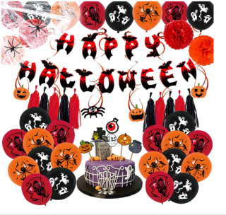 68 piezas de decoración Halloween por solo 3.99€