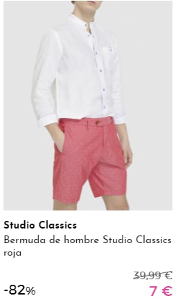 Studio Classics - Prendas para ellos por 5€ y 7€