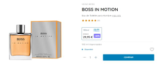 Hugo Boss In Motion de 100ML por 29,95€