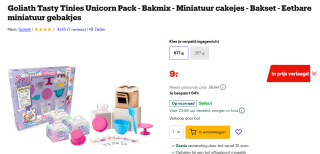 Tasty Tinies Unicorn Party Pack voor €9 bij Bol.