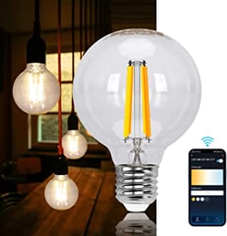 Bombilla LED inteligente Aigostar G80 6W 850LM E27 por solo 6,76€