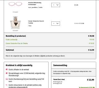 Gratis Moeder-dochter armbandjes bij aankoop van Kruidvat geuren met 25% korting