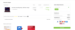 Portátiles gaming Acer Nitro 5AN515-46 y Predator Helios 300 por 799€