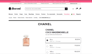 Parfum CHANEL COCO MADEMOISELLE à 80€
