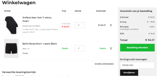 10% korting op 6-packs + gratis boxershort bij Girav