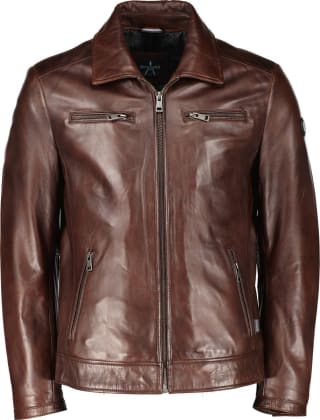 Donders Leren Jack - Modern Fit voor €139,98 bij Jachensen