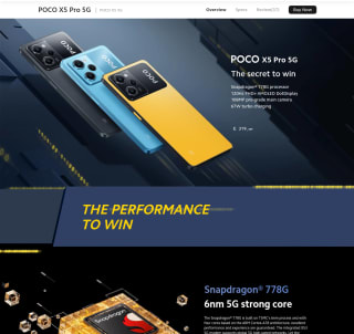 Xiaomi Poco X5 Pro 8GB Smartphone for £319 at Xiaomi