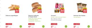 Heel veel producten 2+1 of 1+1 gratis bij de Dekamarkt