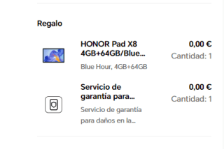 Honor 90 8/256GB por 449€ + de regalo HONOR Pad X8