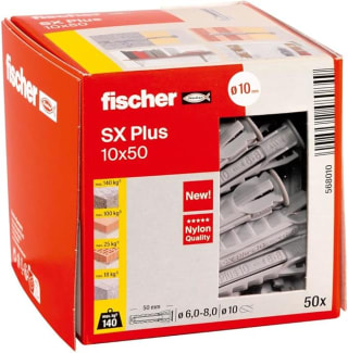 50 tacos fischer 568010 de expansión SX Plus 10x50 por 5,49€