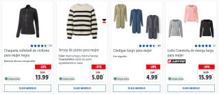 Rebajas hasta 50% descuento en ropa y hogar en Lidl