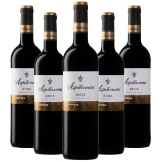 Pack 5 botellas Vino Azpilicueta Reserva 2015 D.O. Rioja por 39,95€