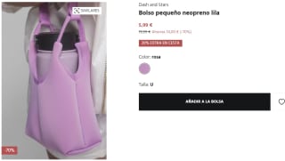 Bolso pequeño de neopreno Dash and Stars por 5.99€