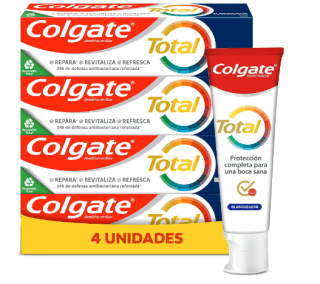 12 unidades de Colgate Total Blanqueador 75ml por 15.83€