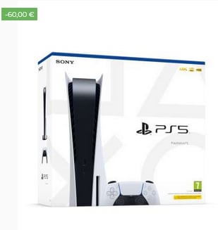 Sony PlayStation 5 Chasis C por solo 489€