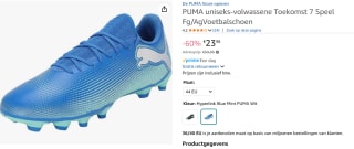 PUMA Future 7 Play Gras / Kunstgras Voetbalschoenen voor €23,98 bij Amazon