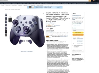 EasySMX X10 Mando PC Inalambrico por solo 22,79€