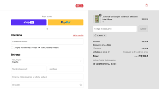 Descuento 5€ en La Española aceites