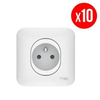 Pack de 10 prises de courant à 27,90€