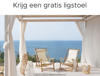 Gratis ligstoel bij besteding vanaf €750 bij Beliani